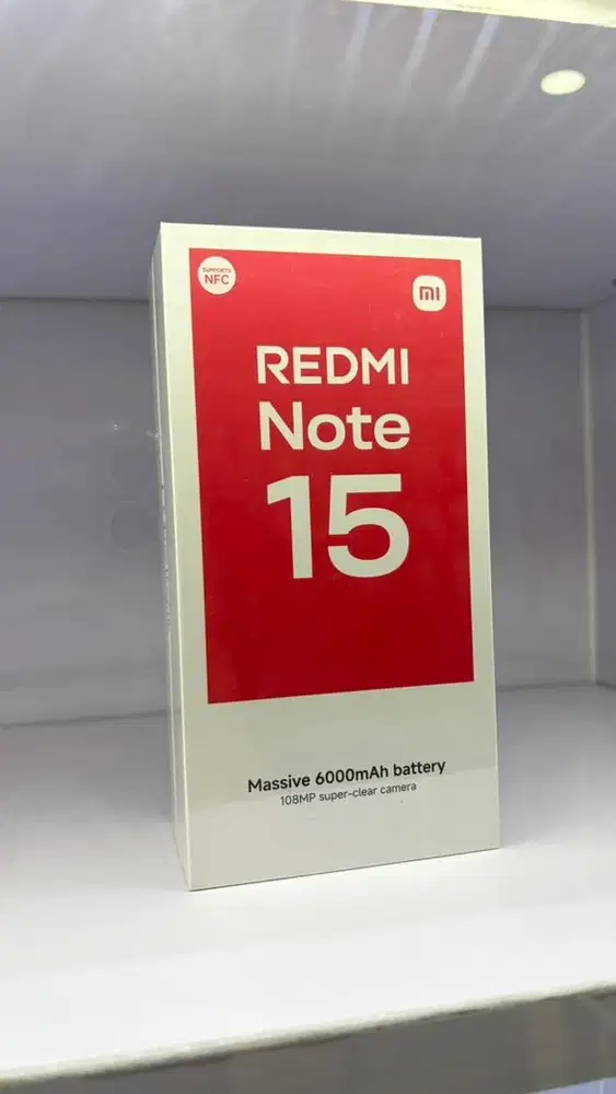 BARU REDMI NOTE 15 RAM 8/256GB BARU GARANSI RESMI NASIONAL