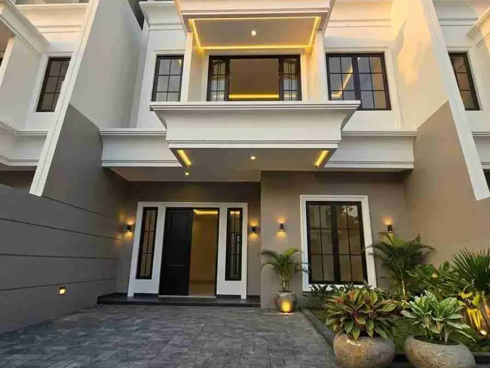 rumah baru design klasik modern dengan material terbaik di Duren Sawit Jaktim