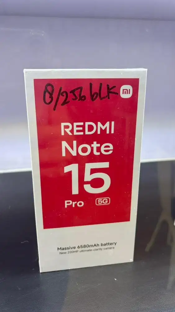 BARU REDMI NOTE 15 PRO 5G RAM 8/256GB GARANSI RESMI NASIONAL