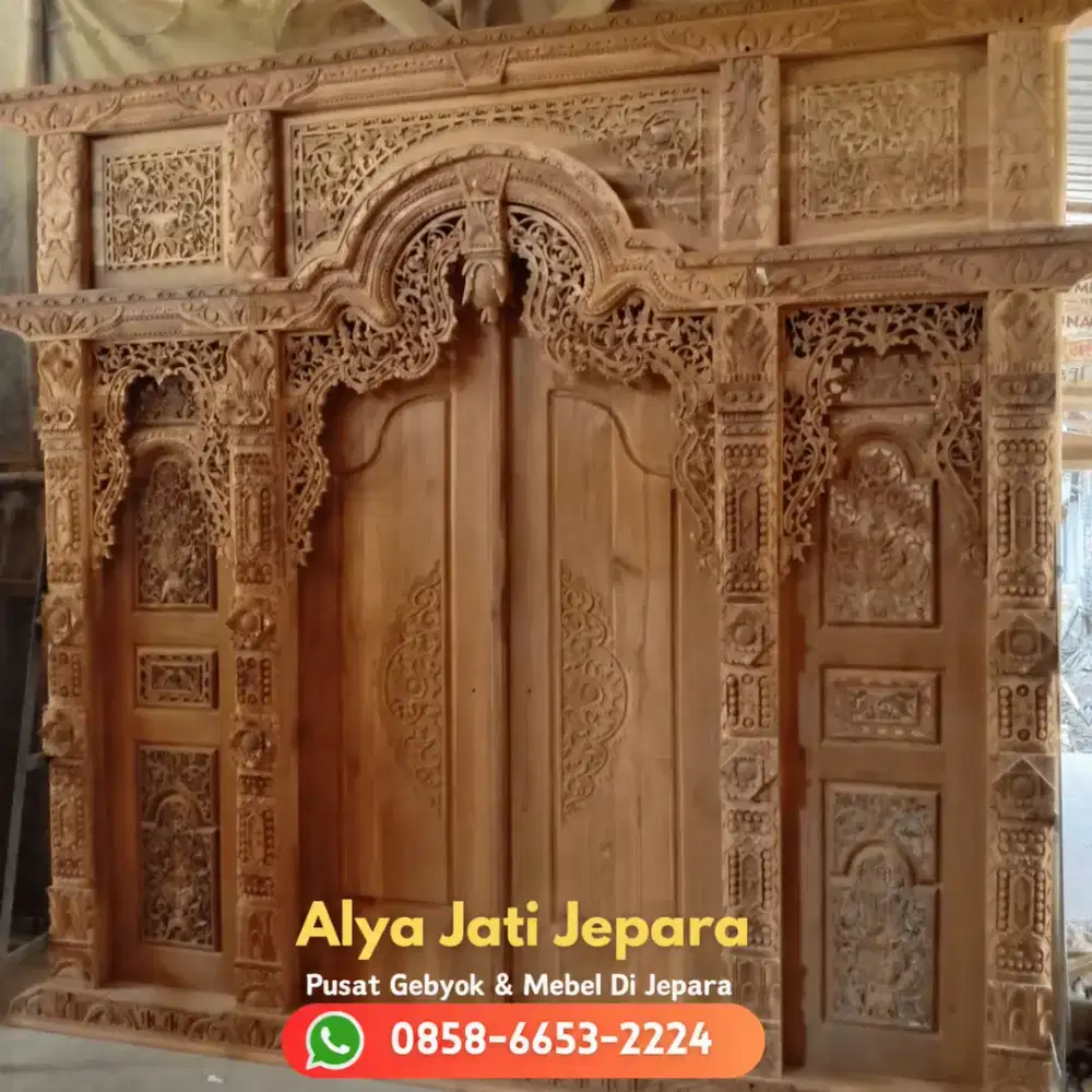 Pintu Gebyok Ukir Jepara