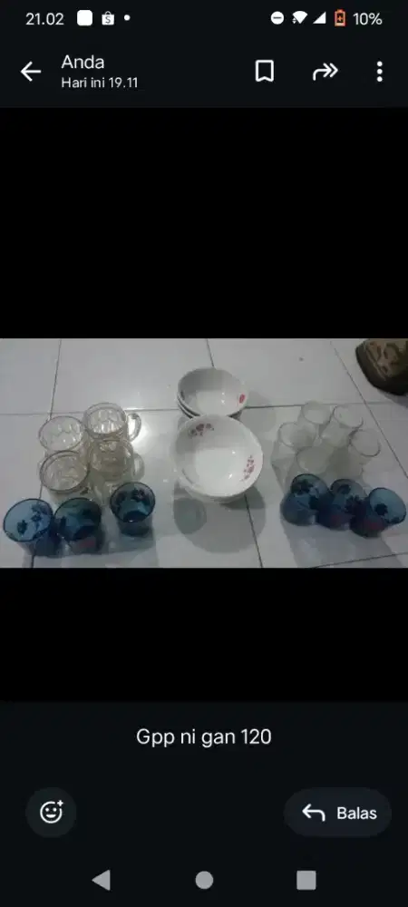 Jual gelas dan mangkok