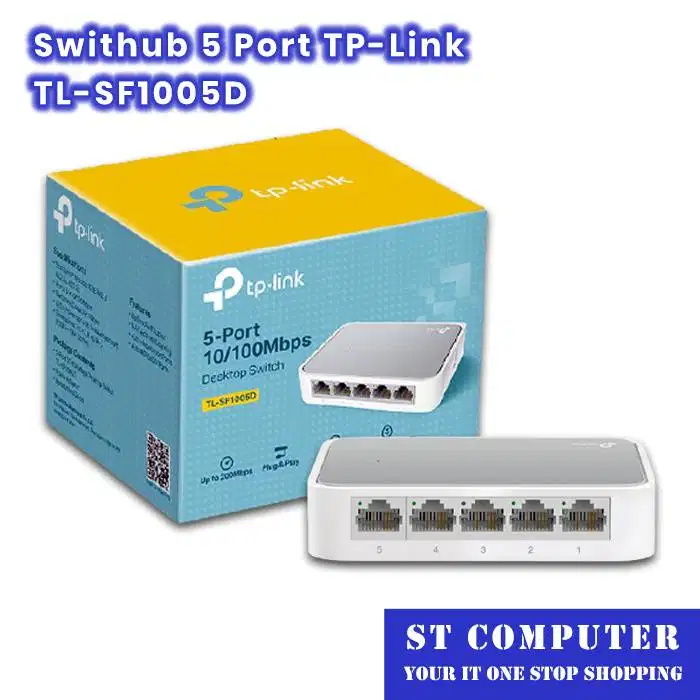 Swithub 5 Port TP-Link TL-SF1005D