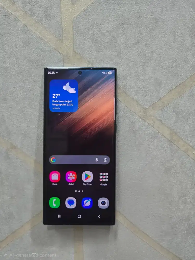 Samsung S22 Ultra 12/256 Hijau (Ex pemakaian pribadi)