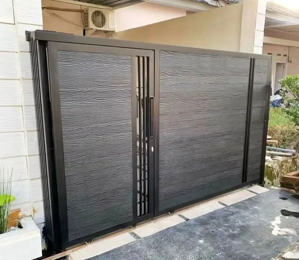 Pagar sliding grc black edition