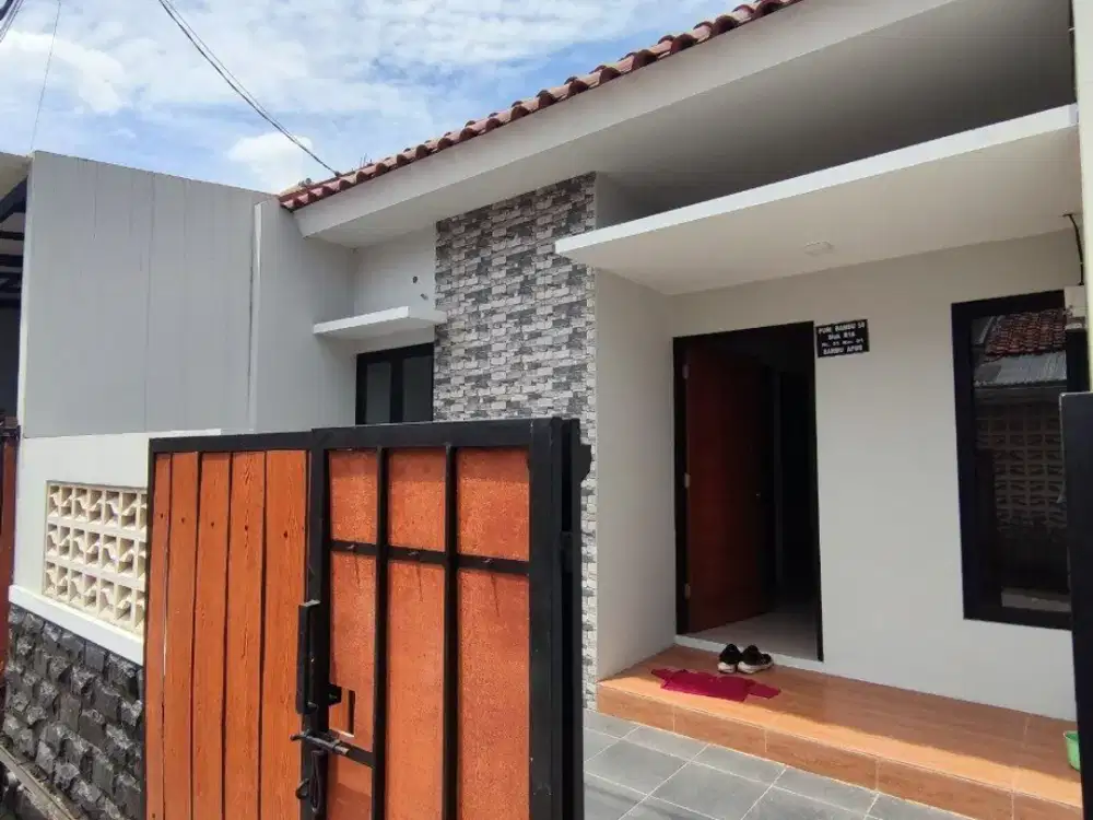 HANYA AKSES MOTOR Rumah Baru 500 Jutaan di Bambu Apus Cipayung Jakarta Timur