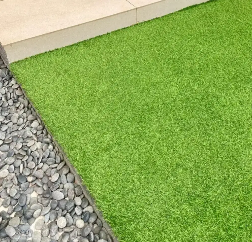 DIJUAL CEPAT KARPET RUMPUT SINTETIS 25m x 2 m x 2.5 cm NEGO saja