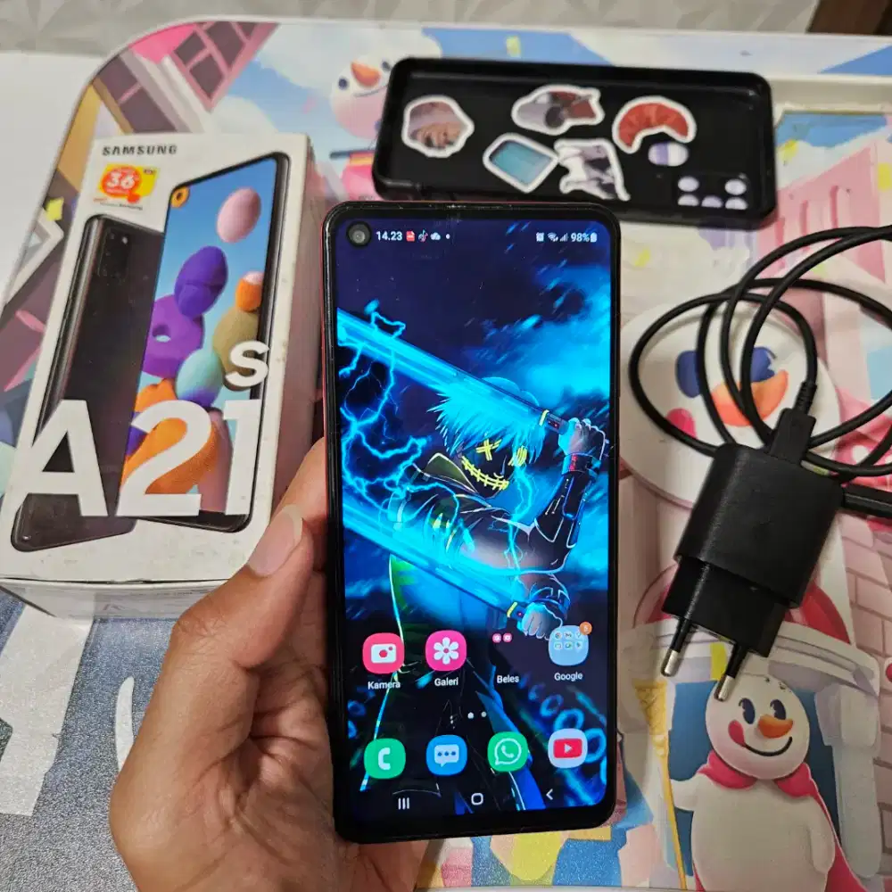 Samsung A21s Dualsim Fullset mulus ORI SEIN