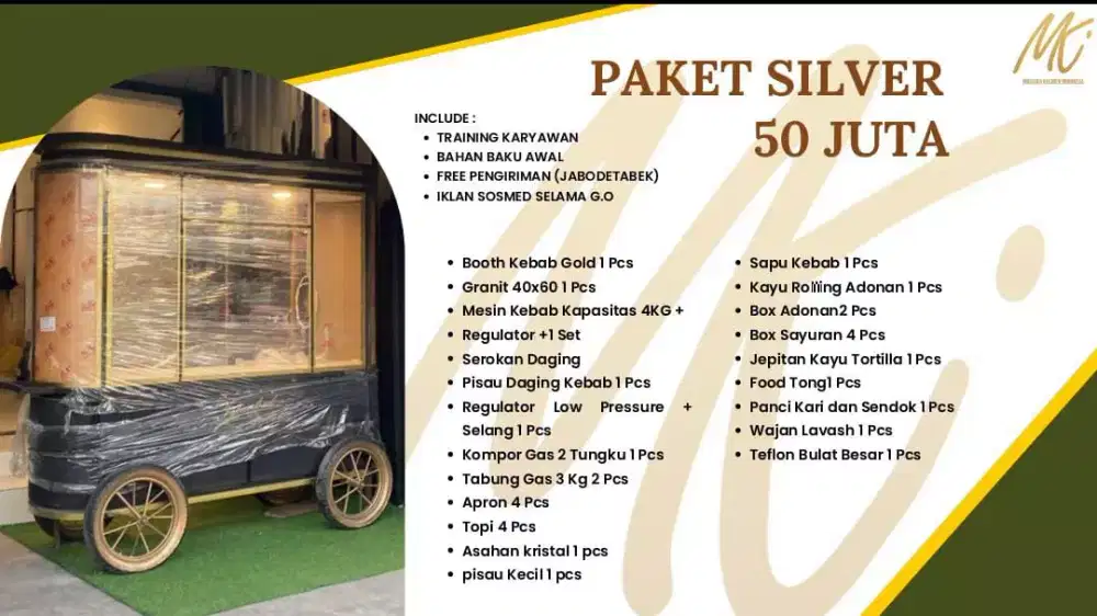 Paket Franchise Istanbul Kebab blm pernah dipake