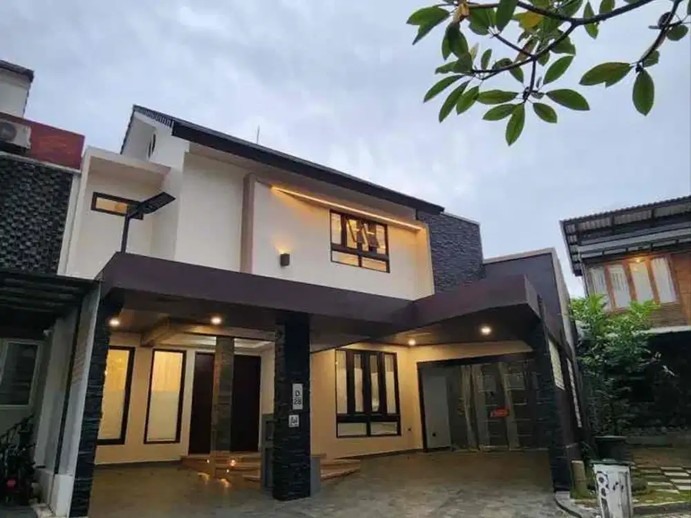 Dijual Rumah Gaya Villa Emerald View Bintaro