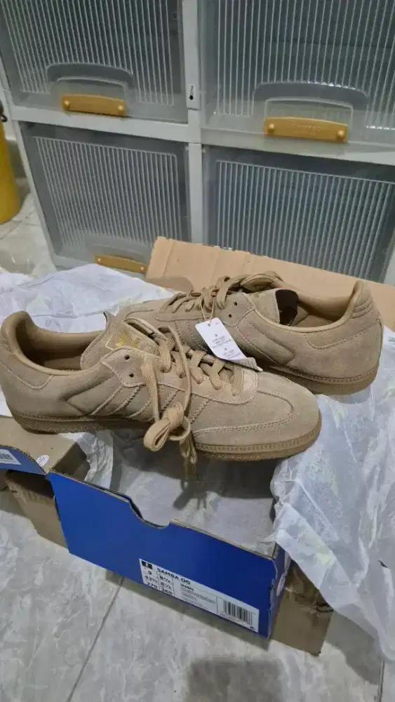 Adidas Samba OG CardBoard/Sand Strata/Hild Metallic Original