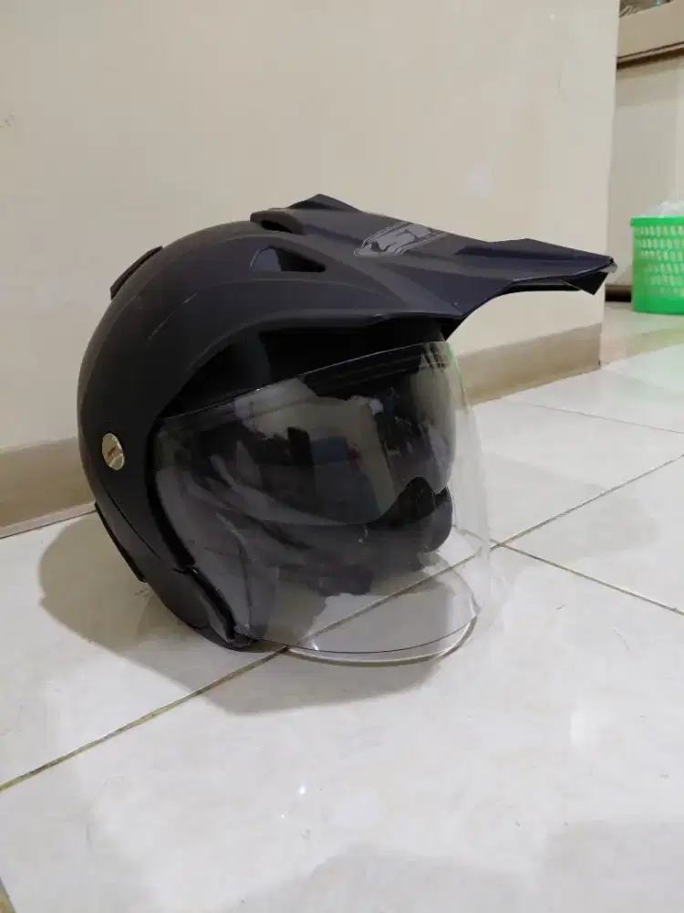 HELM SHEL ADV SOLID BLACK DOFF
