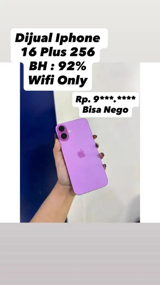 Iphone 16 Plus 256