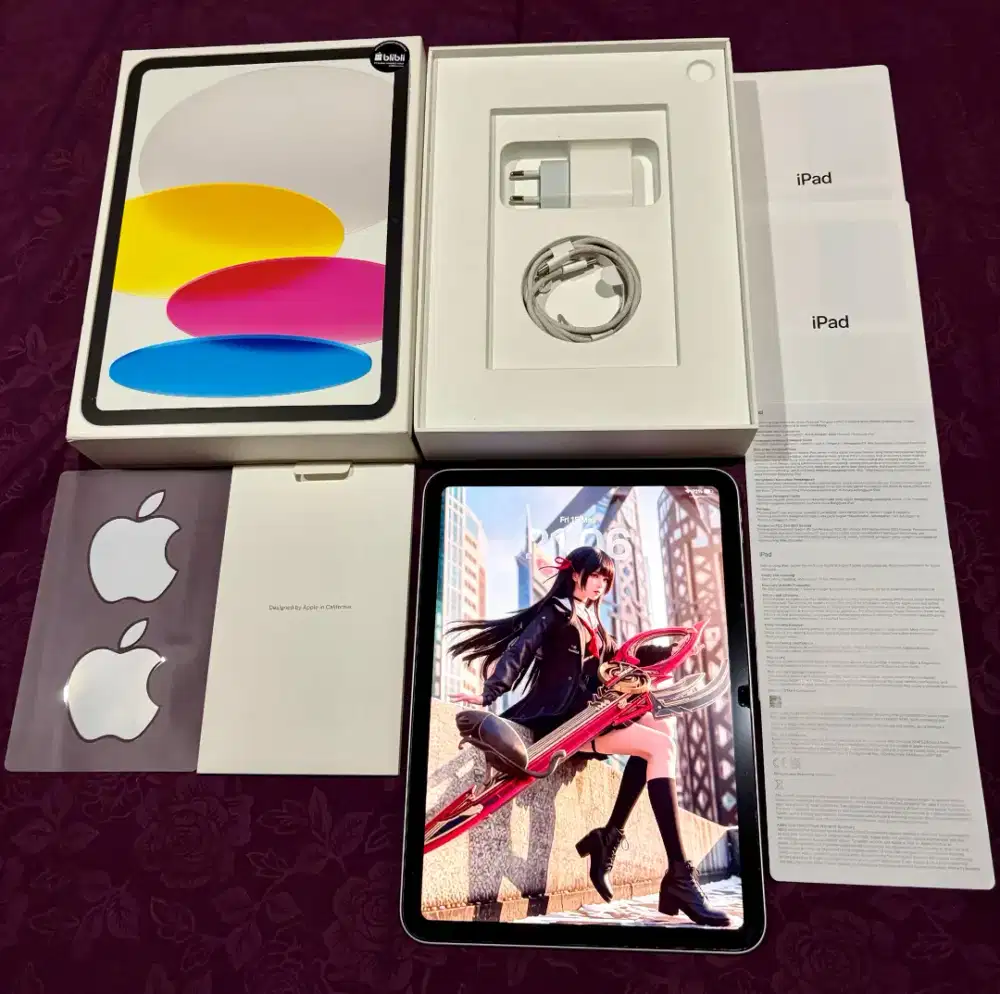 Ipad gen 10 64gb WIFI only SILVER ibox ( blibli ) GARANSI ON