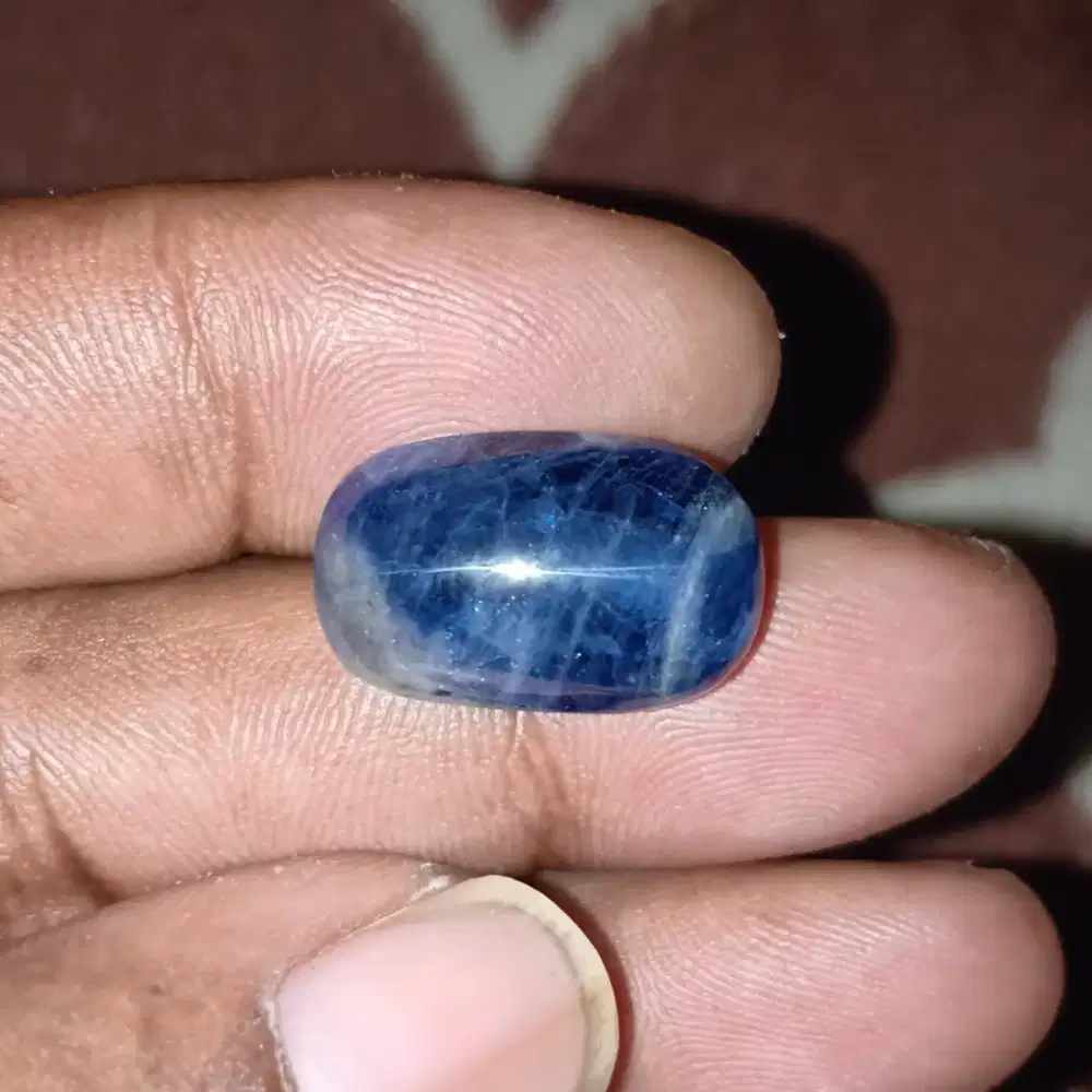 Natural two color sapphire
