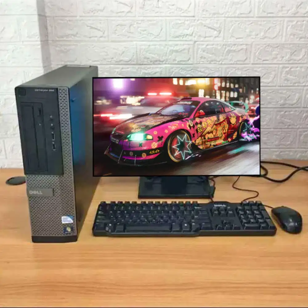 PC GAMING FULSET + LCD + RAM 8 GB + VGA 1 GB + HD 500 GB + GAMES APP