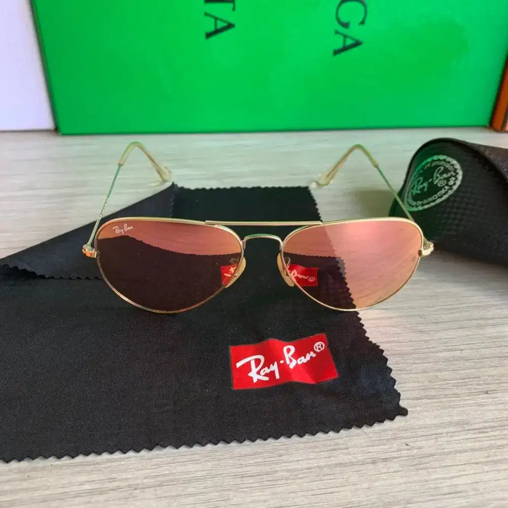 Rayban aviator RB3025 lens kacamata sunglasses gold original