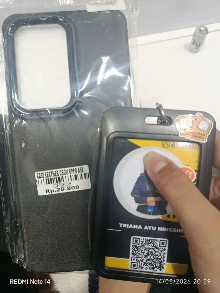 CASE LATHER CROM OPPO A58 | ATLANTIS DAHSYAT