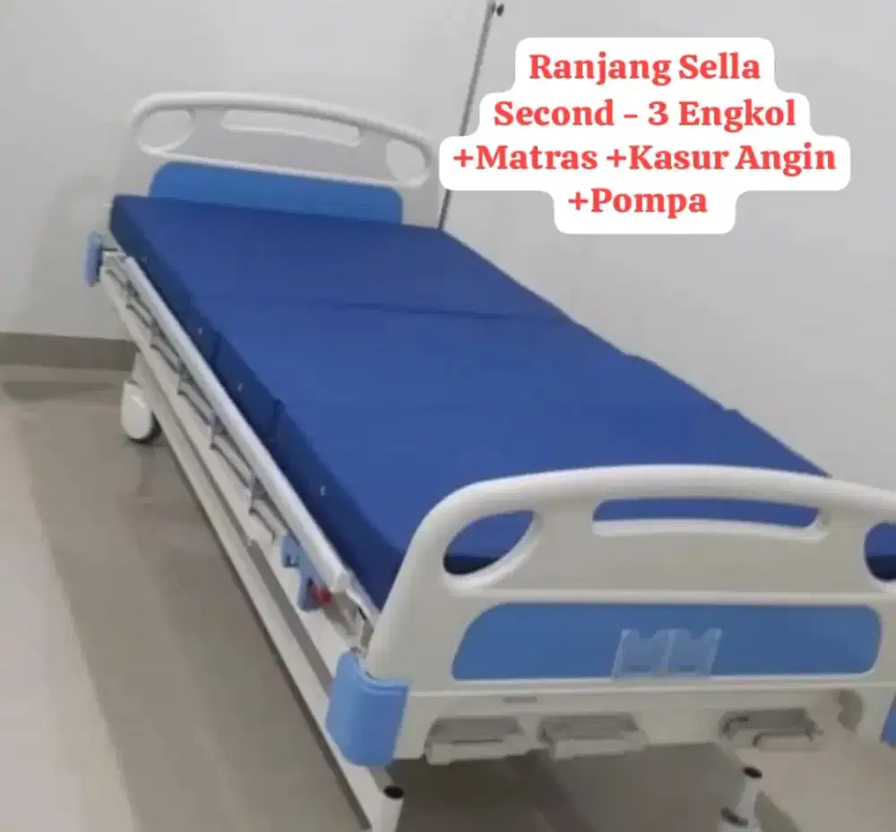 Ranjang Pasien Rumah Sakit - 3 Engkol