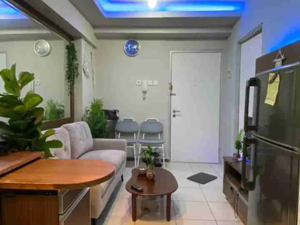 dijual apartemen green bay pluit 2 kamar tidur full furnish bagus jakarta utara