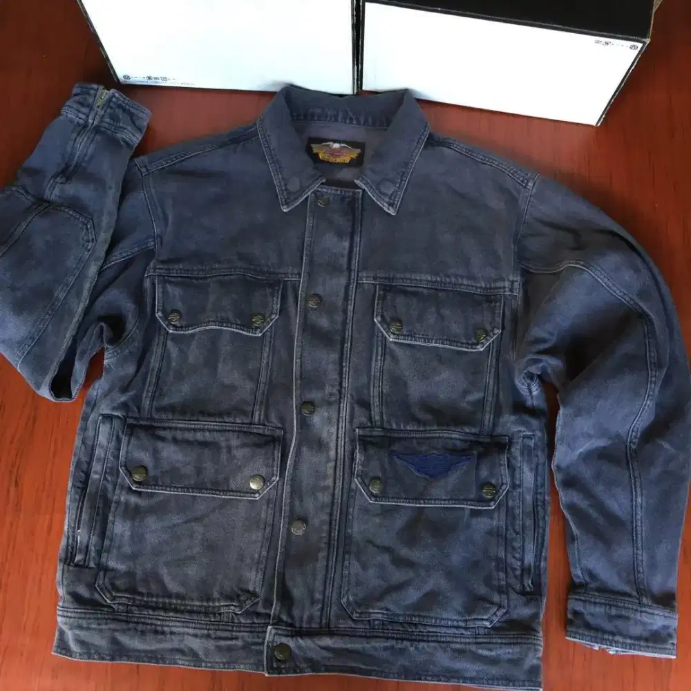 Harley Davidson jaket denim motor jacket size XL