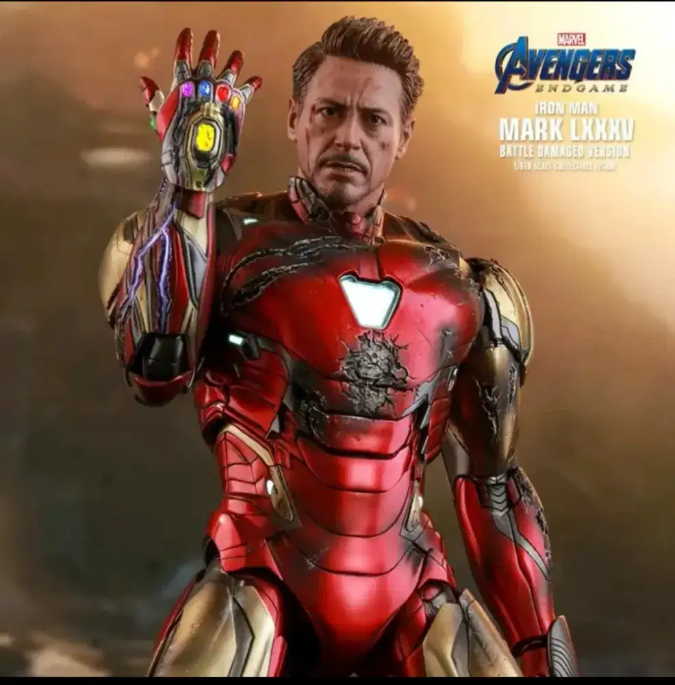 LIMITED EDITION Hot Toys Ironman Battle Damage Mark 85