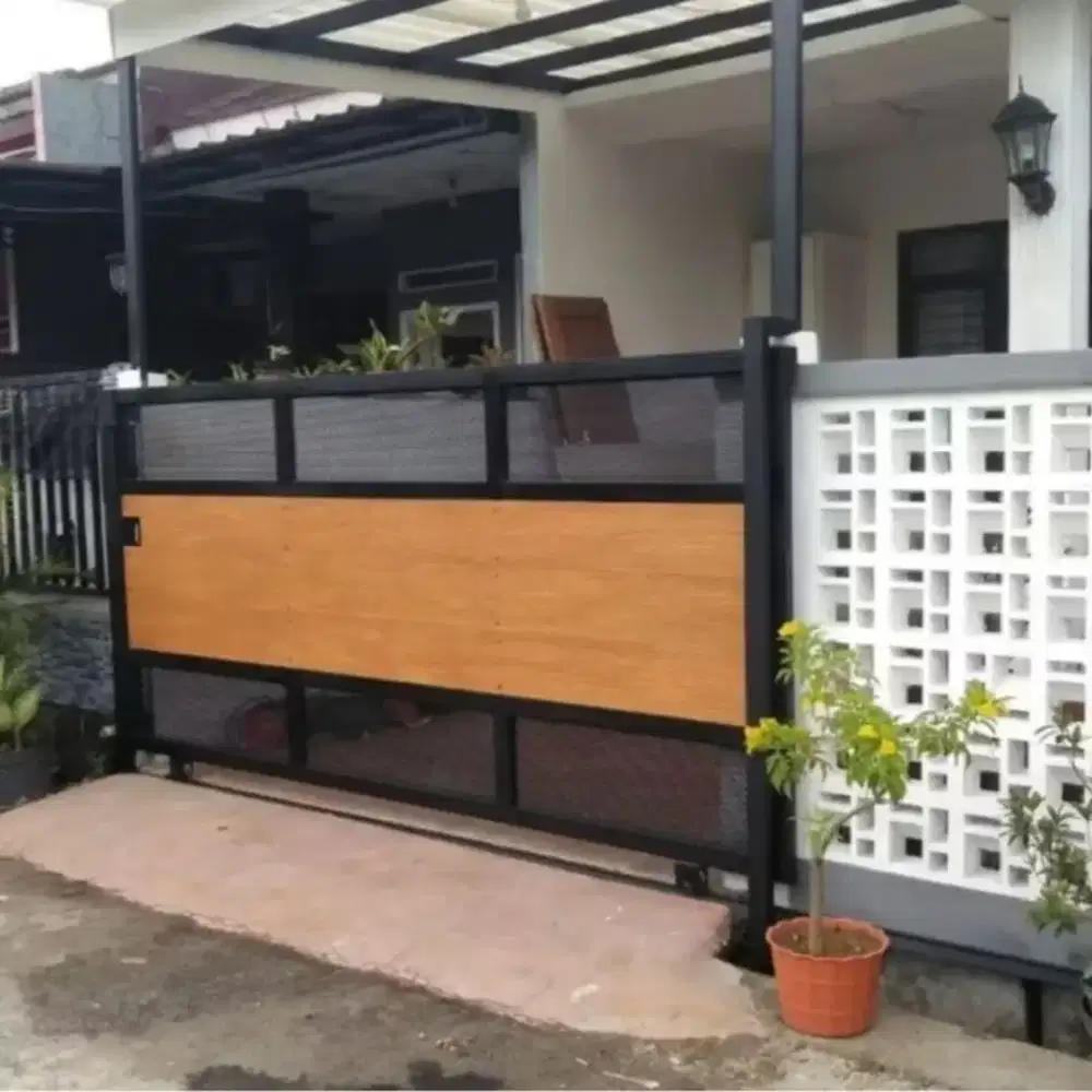 Pagar full dorong expanded & grc