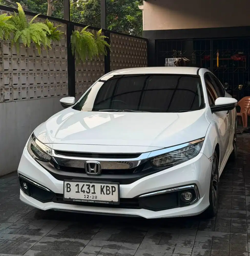 Honda Civic Turbo ES 2019 Putih Istimewa Full Record Cash