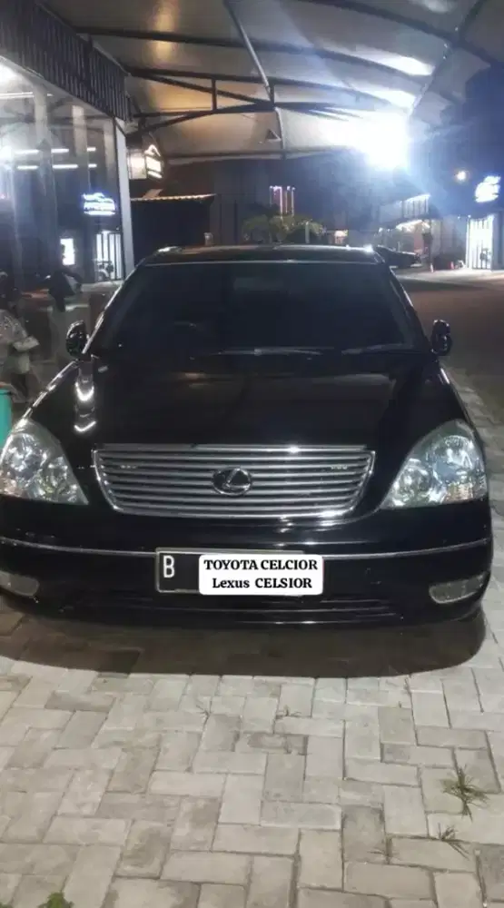 2002 Toyota Celcior LS 430 V8 Hitam Sunroof Motuba Mobil Langka Mewah