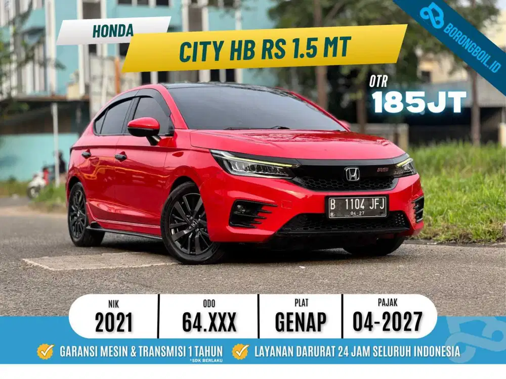Langka City HB RS 1.5 MT 2021 Merah