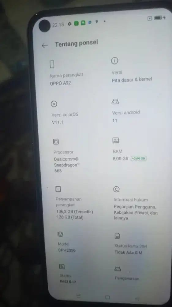 Oppo a92 normal