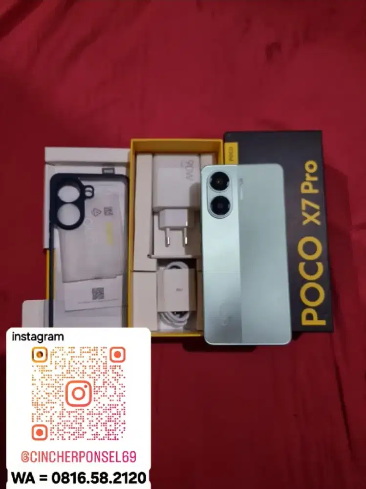 Jual hp bekas POCO X7 PRO 12/512 likenew istinewa