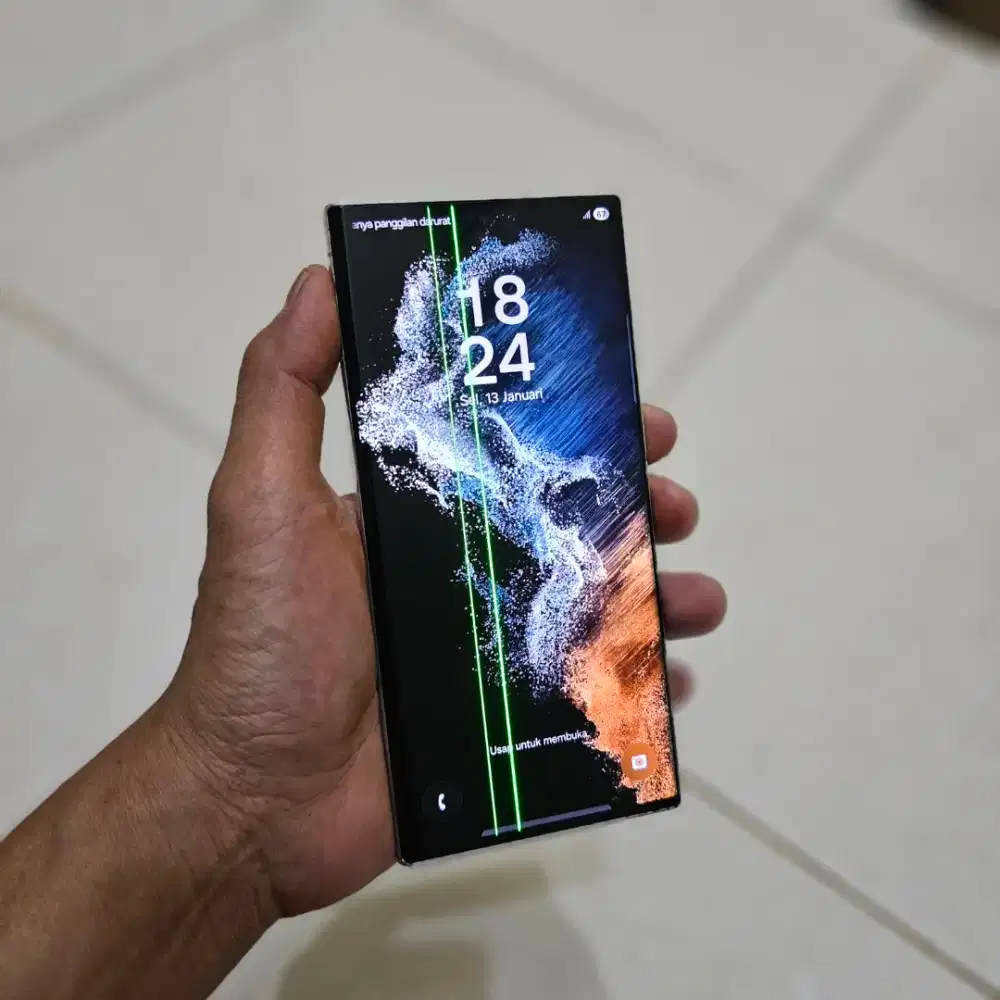SAMSUNG GALAXY S22 ULTRA SEIN 5G 12/512 GB MULUS MINUS GARIS NORMAL