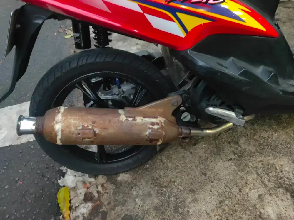 Kenalpot Mio 5TL saringan born