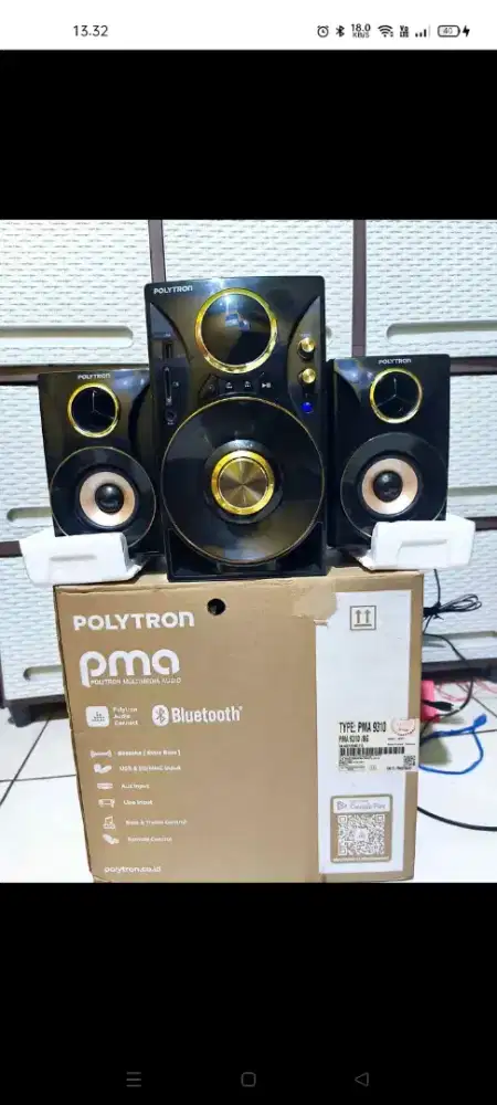 Speaker Polytron bluetooth