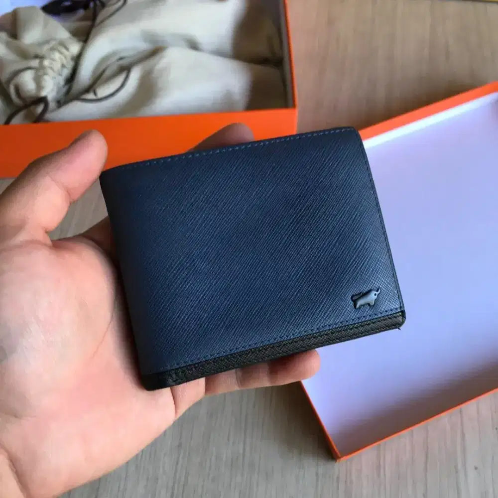 Braun Buffel viktor bifold wallet card dompet original