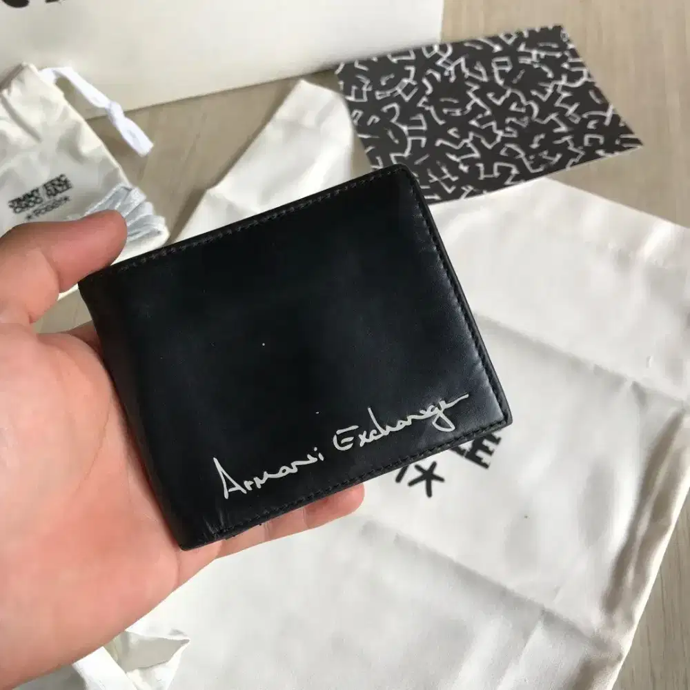 Armani Exchange wallet card dompet kulit original