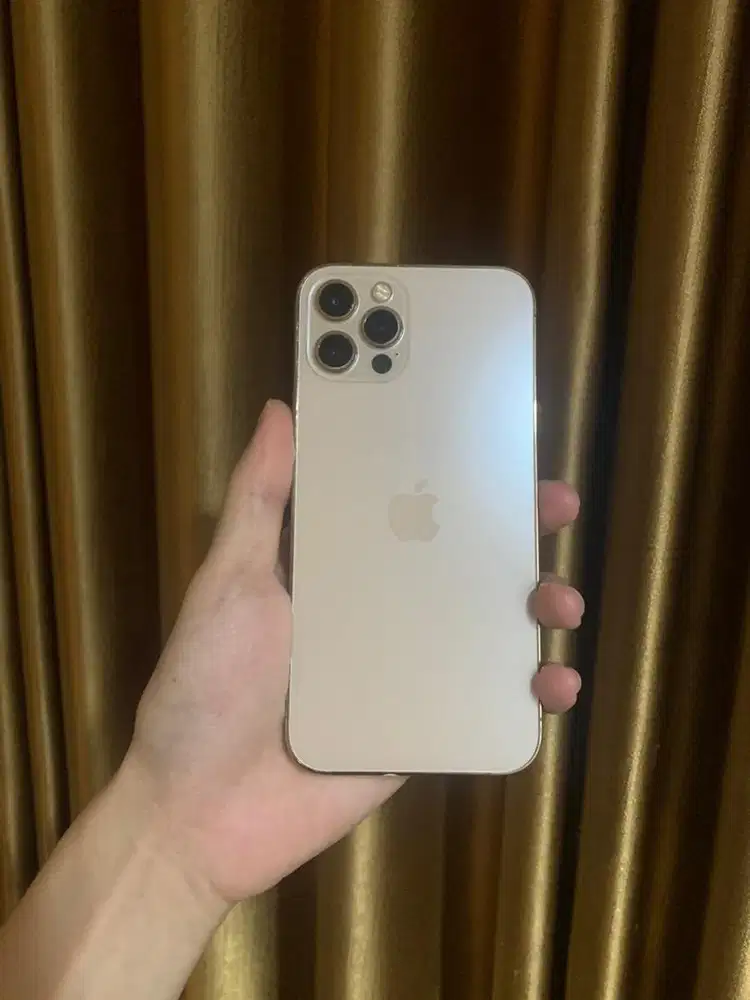 iPhone 12 Pro Gold 256GB Minus Face ID Harga Murah Normal Pakai