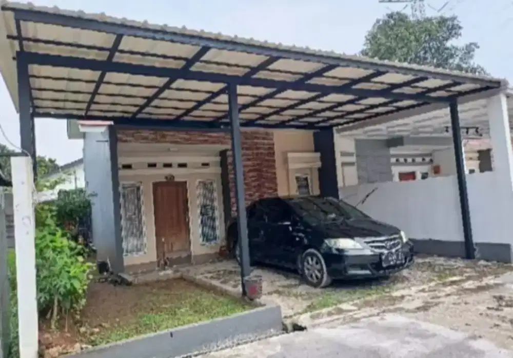Pemasangan kanopi baja ringan galvalum