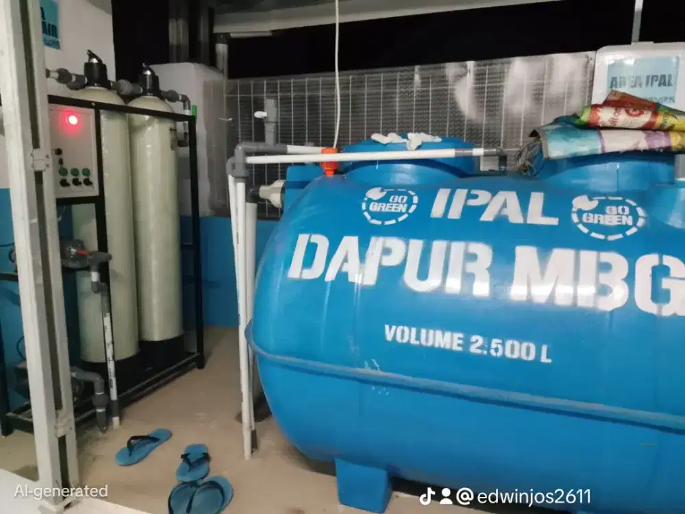 JUAL TANKI IPAL MBG 3000 LITER BARU