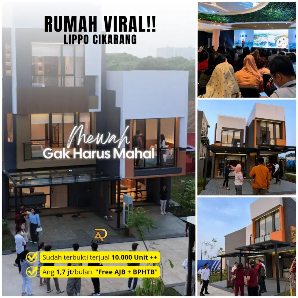 RUMAH VIRAL! 2 LANTAI MULAI 300JT-AN | LIPPO CIKARANG