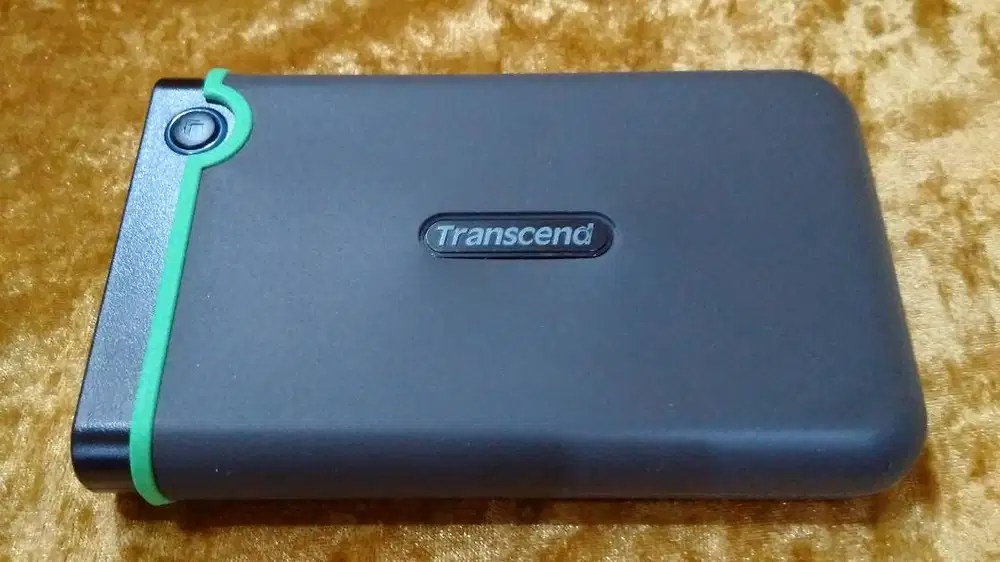 Hardisk HDD Eksternal Transcend ANTI SHOCK Kapasitas 1TB Lancar Normal