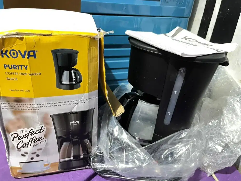 Kova Purity Mesin Pembuat Kopi Teh Coffee Drip Maker Elektrik Otomatis