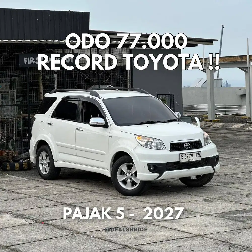 ODO 77.000 ANTIKKK !! PAJAK 5/2027 TOYOTA RUSH S TRD 2014 MURAH AJA