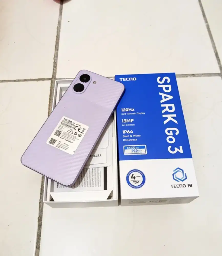 Tecno spark go 3 ram 4+4/64