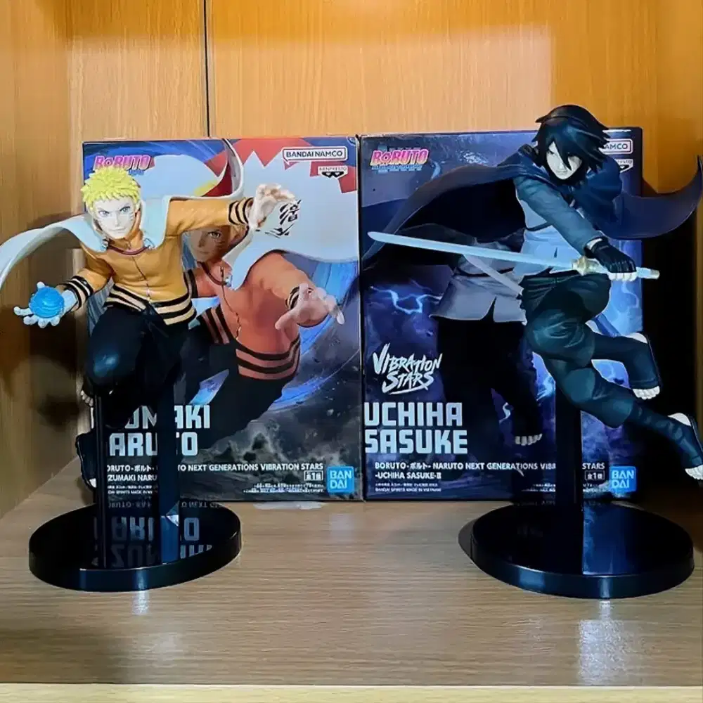 NARUTO & SASUKE ( VIBRATION STARS - BANDAI )