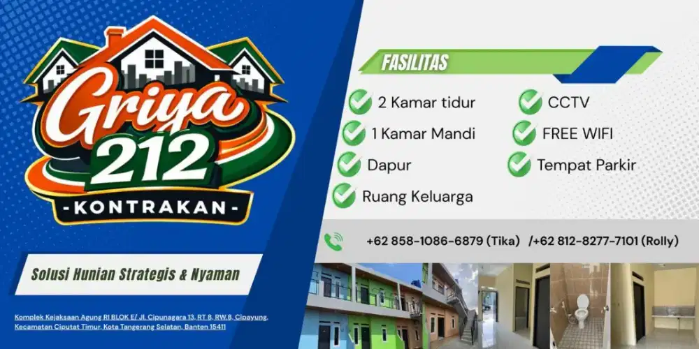Rumah Kontrakan GRIYA 212