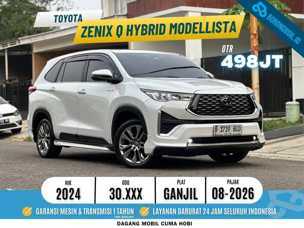 Toyota Innova Zenix 2.0 Q Hybrid Modellista TSS 2024 Platinum White