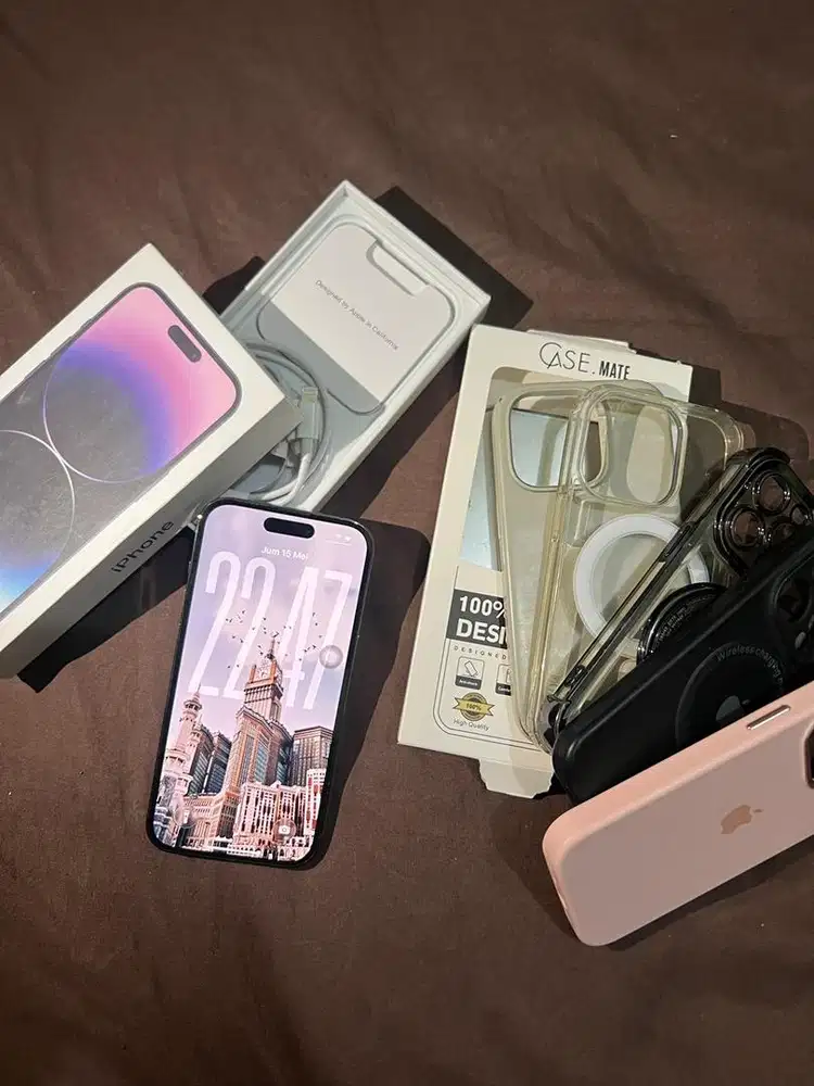 Iphone 14 pro 256 deep purple resmi beacukai stra ibox lokasi bjm
