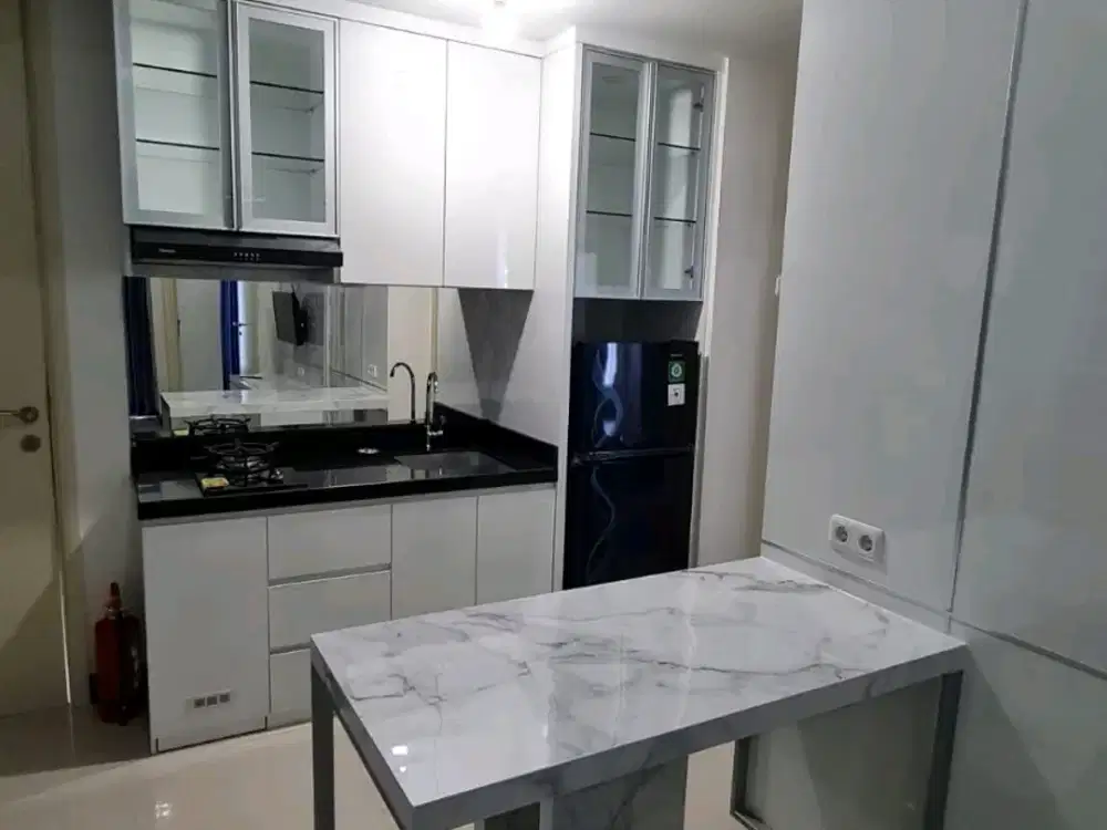 Dijual Apartemen Amor Connect Pakuwon City Mall 2BR LT33 Luas 52.5m Furnish Surabaya Barat