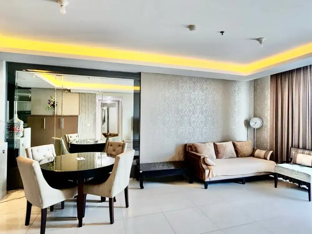 DIJUAL APARTEMEN VIA 2BR CIPUTRA WORLD MALL LT17 FURNISH